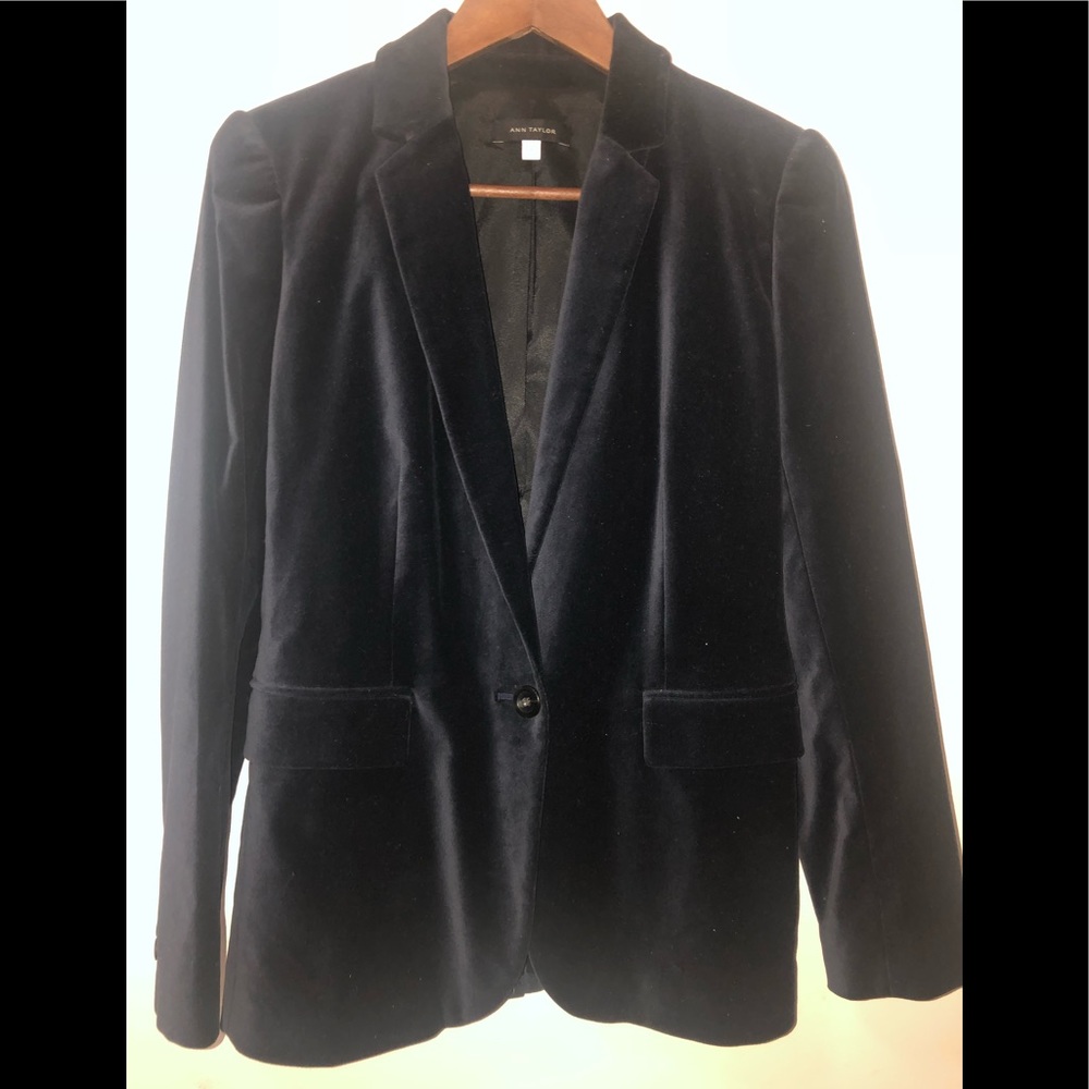 Black velvet vest